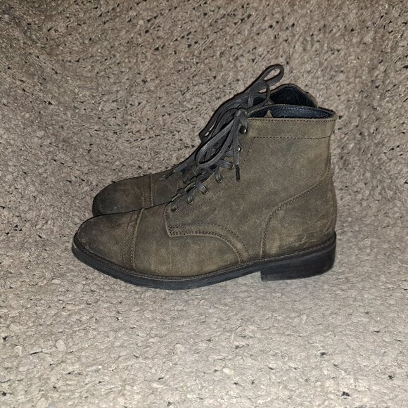 THURSDAY BOOT COMPANY-Captain-Dark Brown Suede-Lace Up-Sz 10.5-NEW/NO BOX - Picture 2 of 8